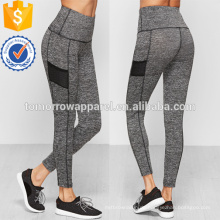 Gray Marled stricken breiten Bund Leggings OEM / ODM Herstellung Großhandel Mode Frauen Bekleidung (TA7028L)
